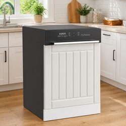 High Gloss White Dishwasher Panel for Kitchen Cabinets