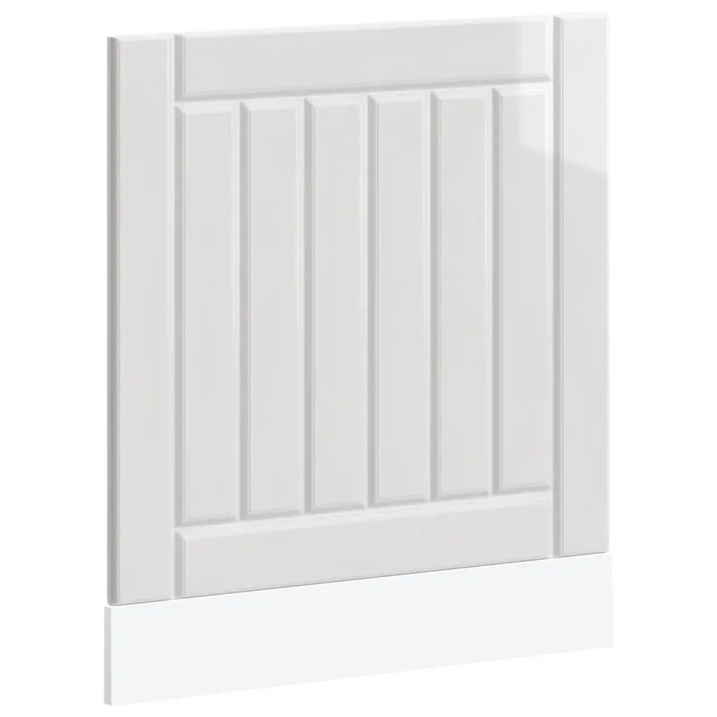 Kitchen Cabinet Front Cover Dishwasher Panel Engineered Wood High Gloss White