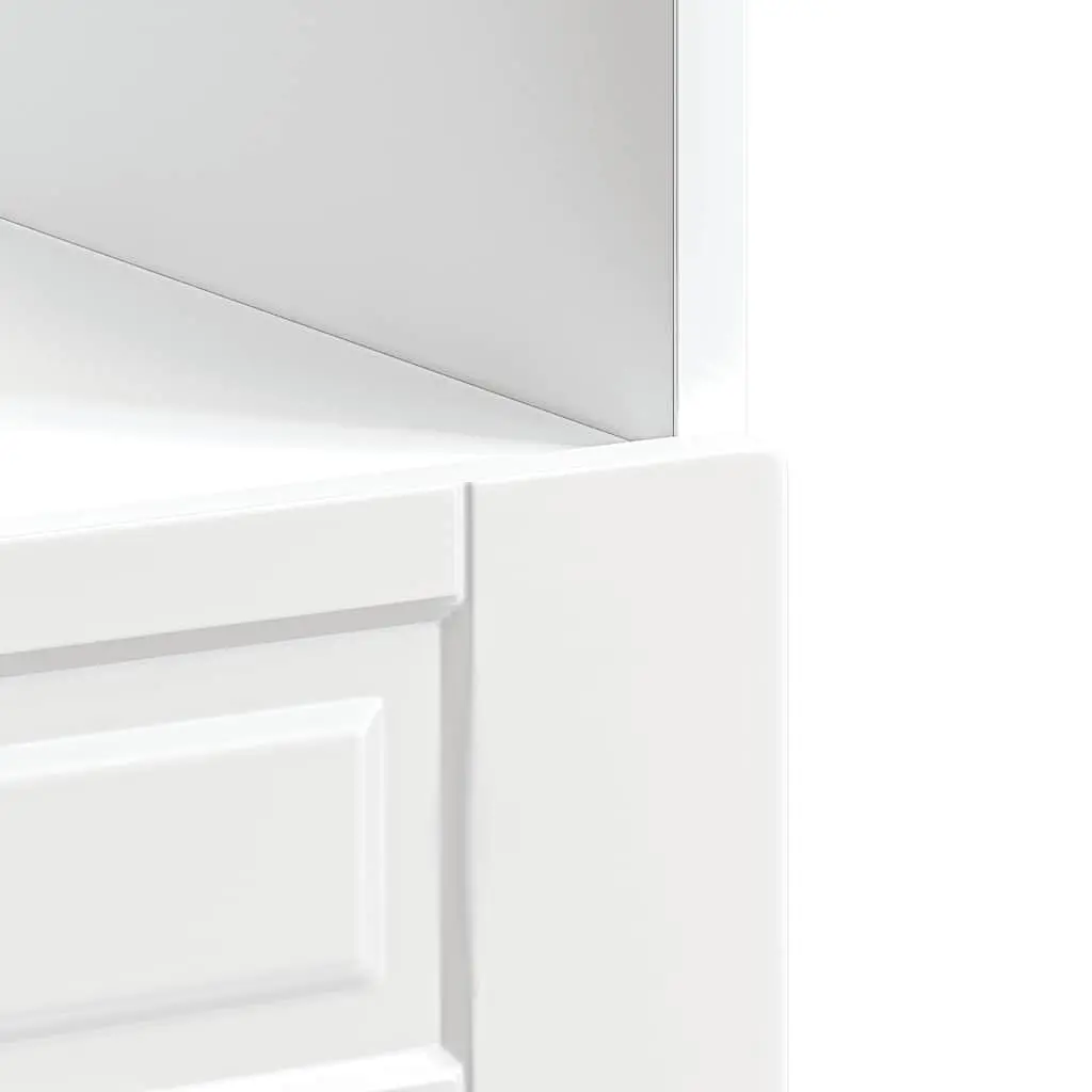 White High Gloss Oven Cabinet for Kitchen Storage