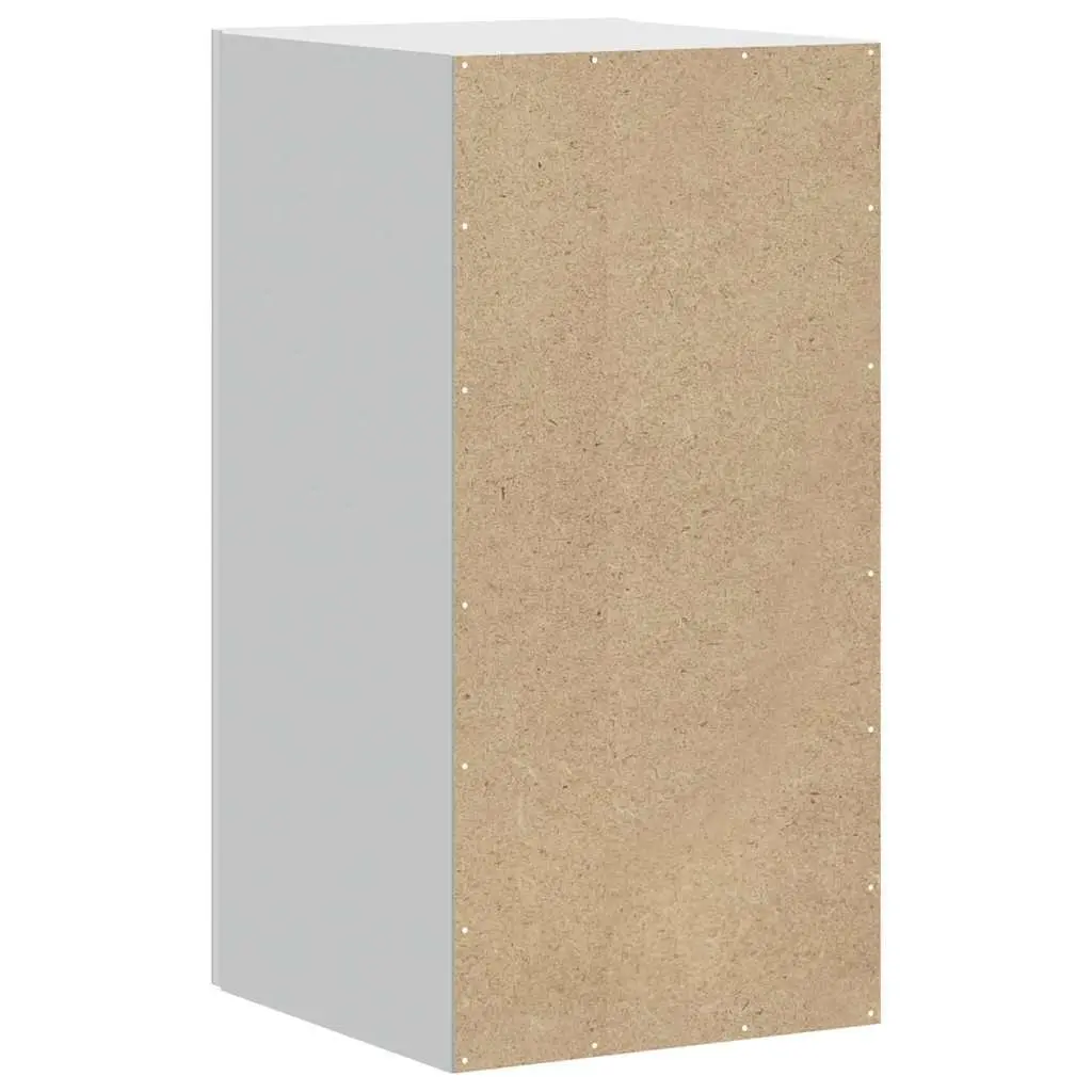 White Engineered Wood Kitchen Wall Cabinet Organizer