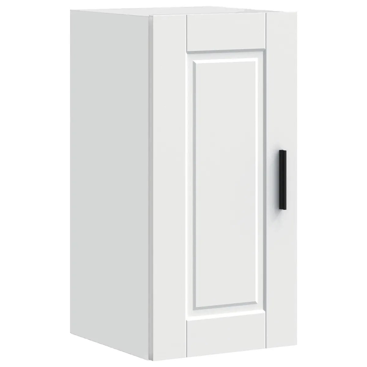 White Engineered Wood Kitchen Wall Cabinet Organizer