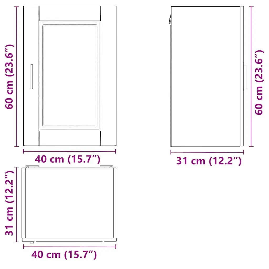 White Kitchen Wall Cabinet for Organised Living