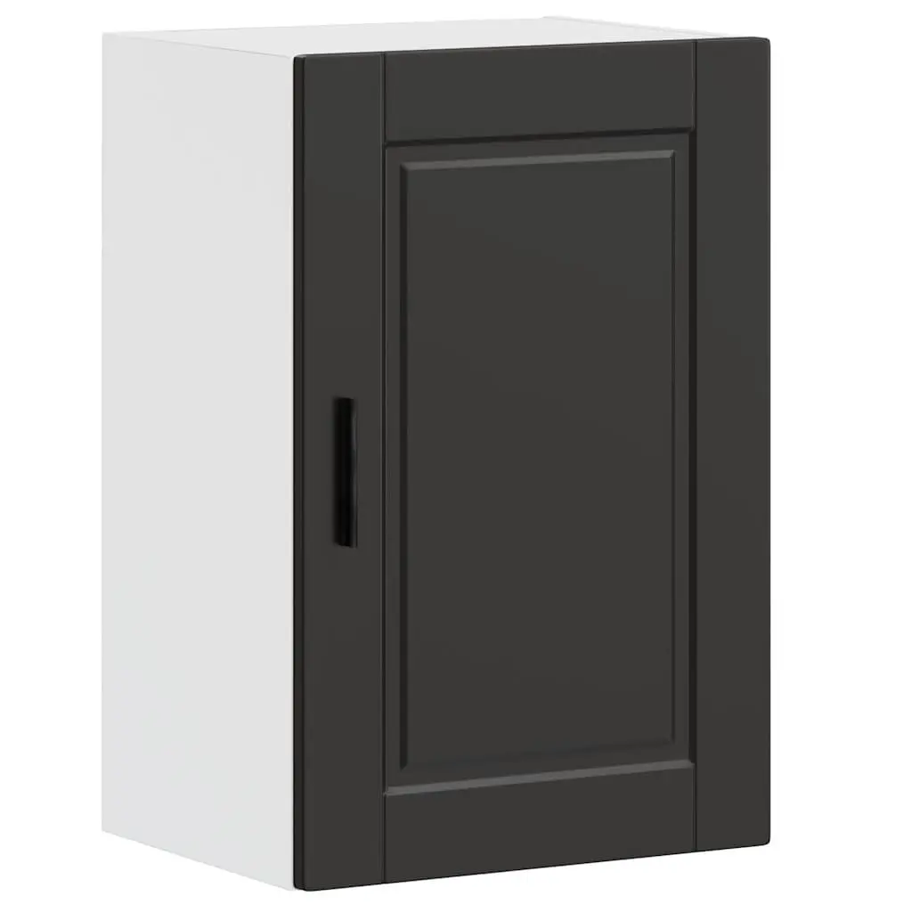 Black Engineered Wood Kitchen Wall Cabinet