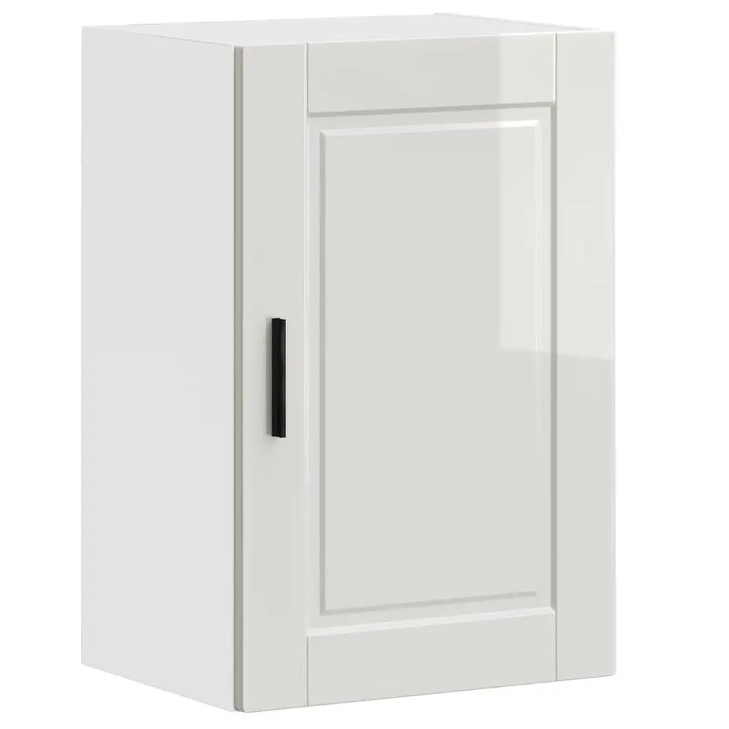 White High Gloss Kitchen Wall Cabinet for Organized Spaces