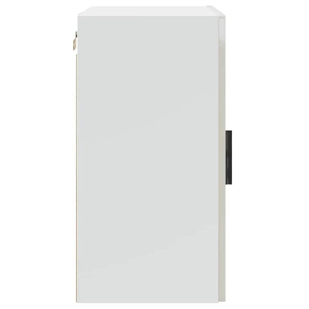 White High Gloss Kitchen Wall Cabinet for Organized Spaces