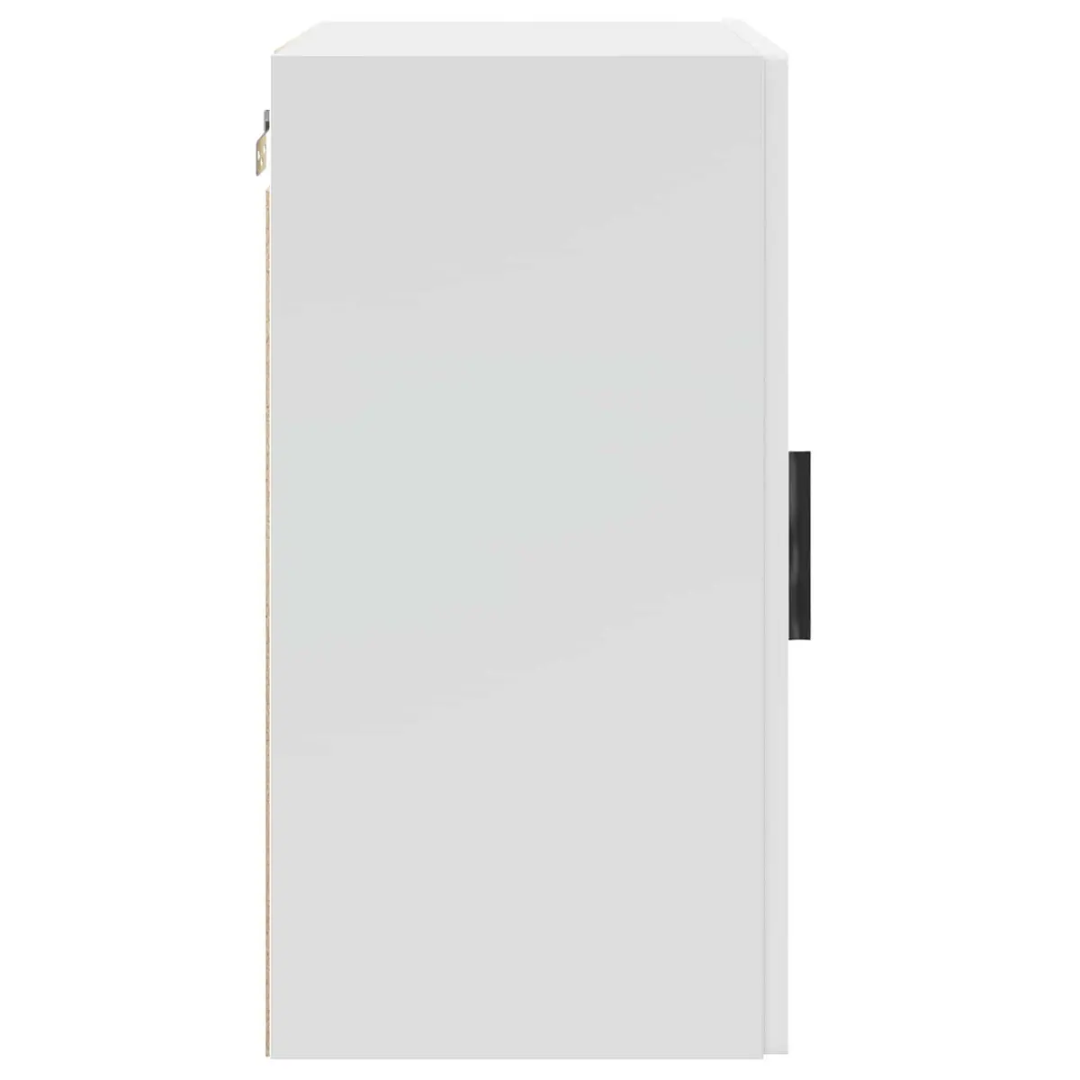 White Engineered Wood Wall Cabinet for Kitchens