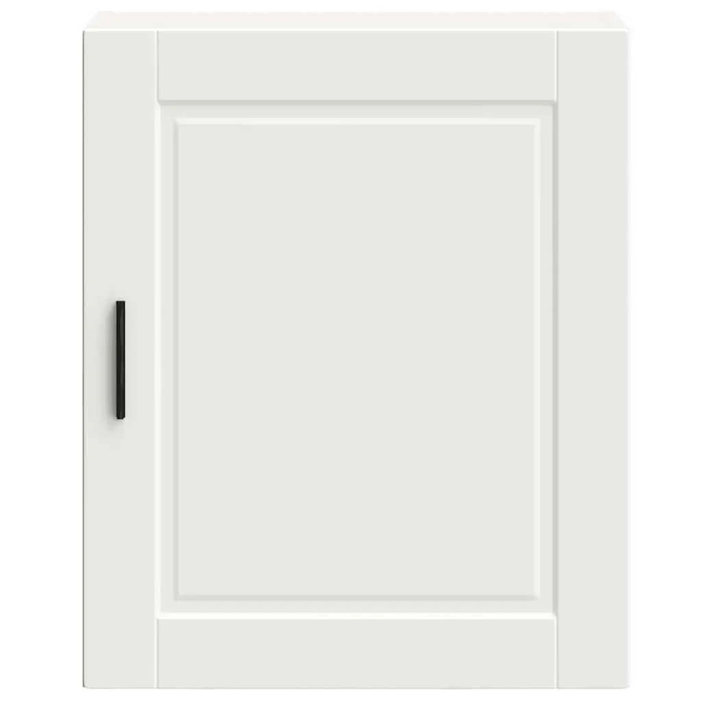 White Engineered Wood Wall Cabinet for Kitchens
