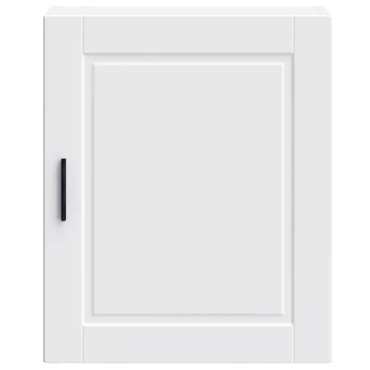 White Engineered Wood Wall Cabinet for Kitchens