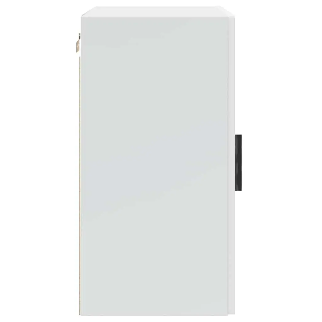 White Engineered Wood Kitchen Wall Cabinets Set of 2