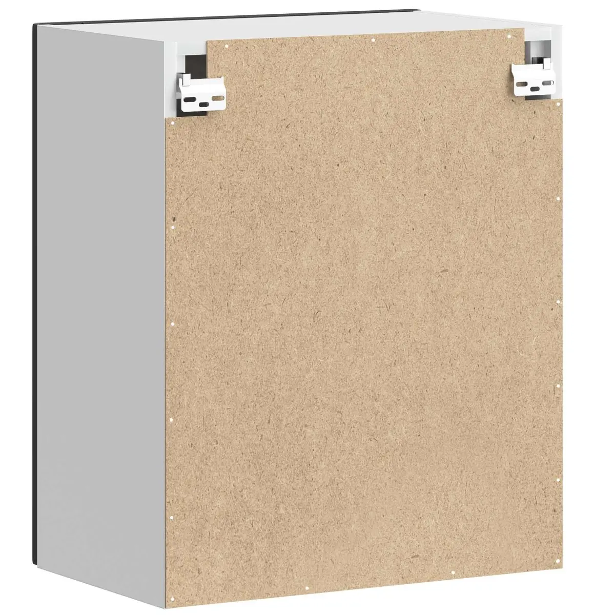Kitchen Wall Cabinet Storage Cupboard with Door Mounted Engineered Wood White