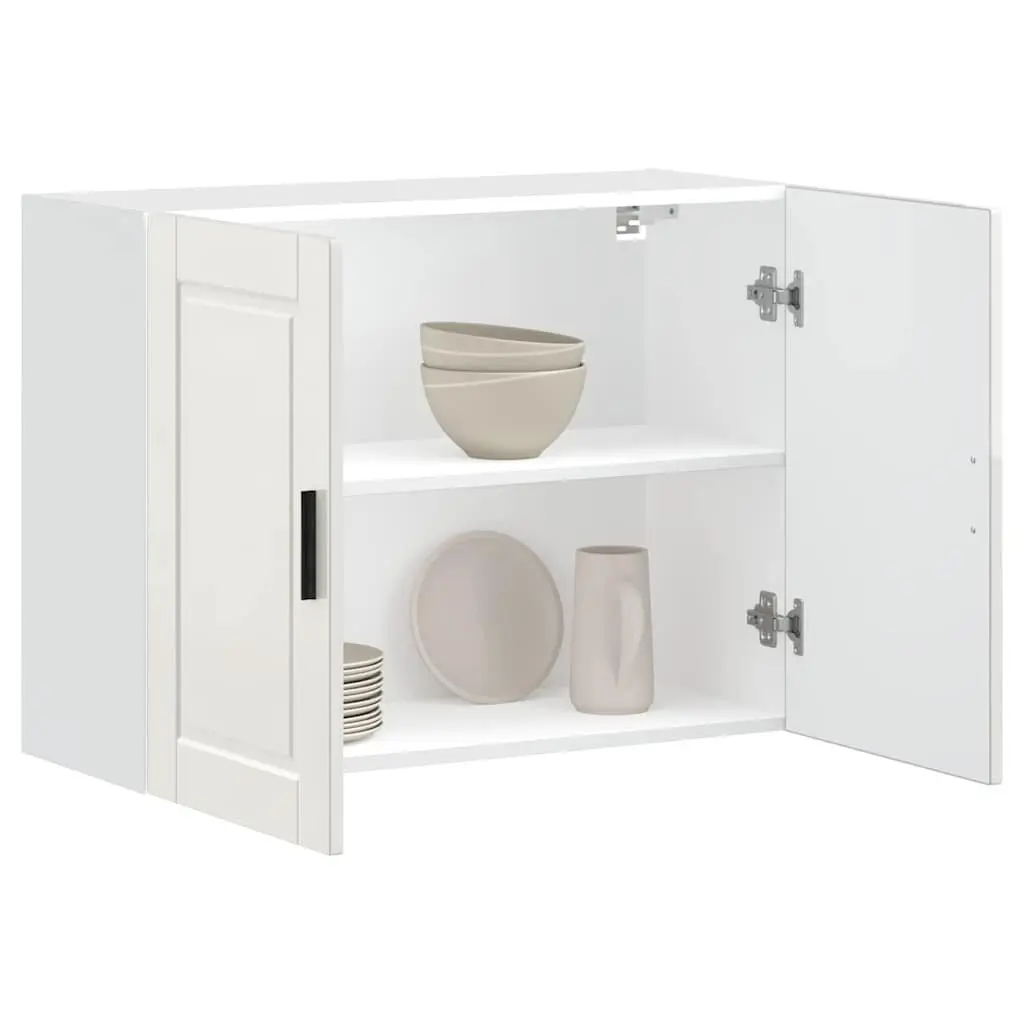 White High Gloss Kitchen Wall Storage Unit