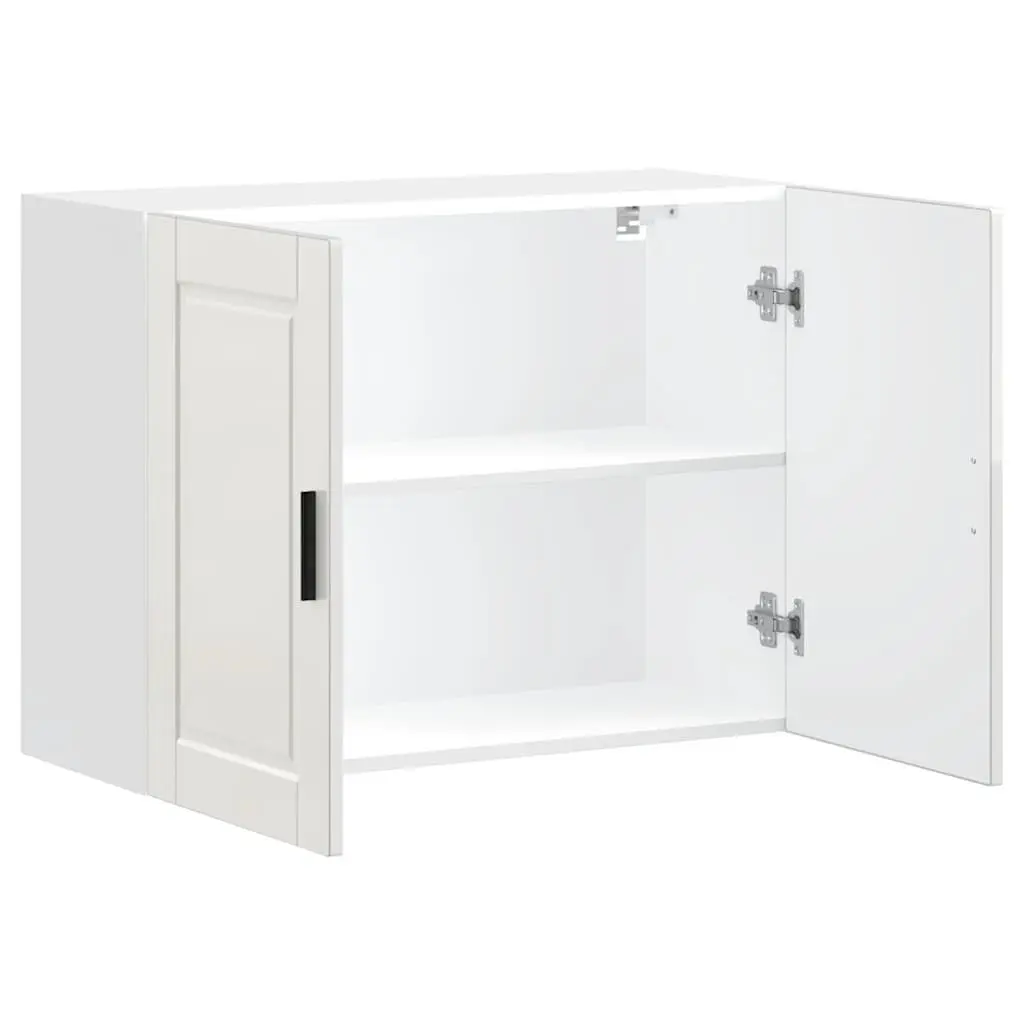 White High Gloss Kitchen Wall Storage Unit