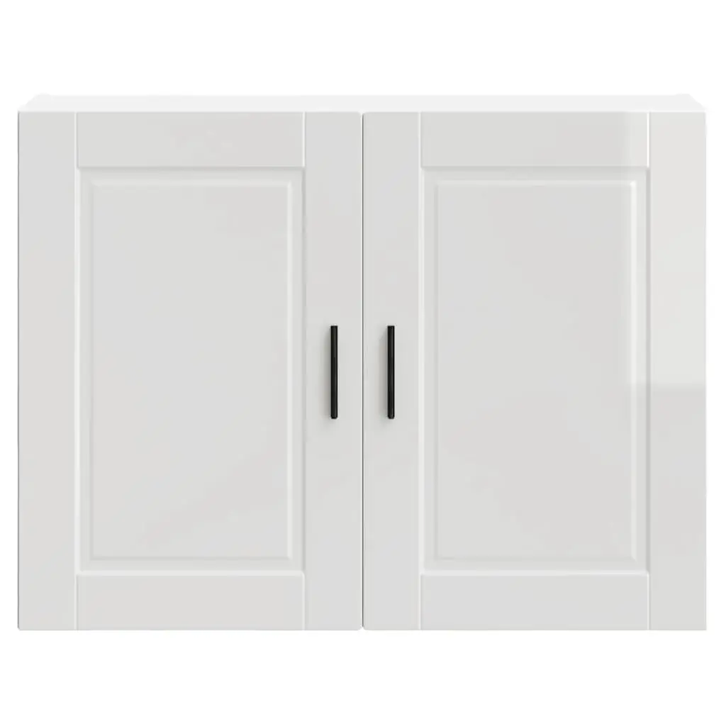 White High Gloss Kitchen Wall Storage Unit