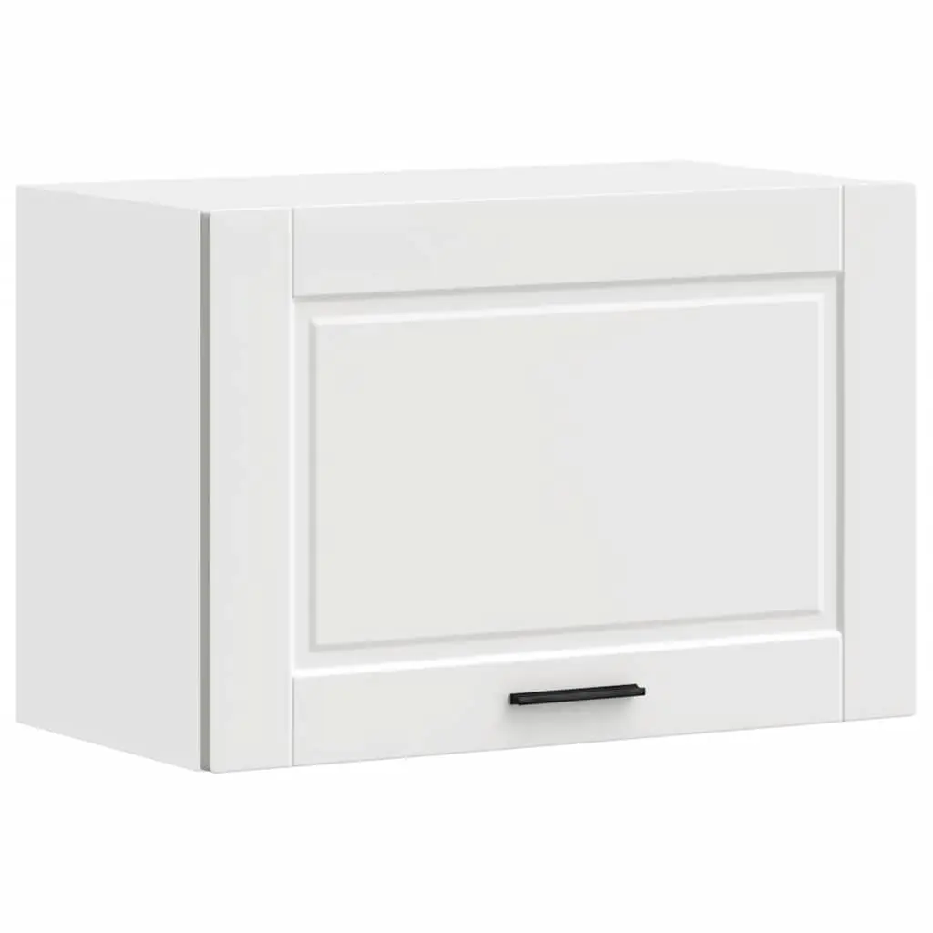 White Engineered Wood Wall-Mounted Kitchen Cabinet