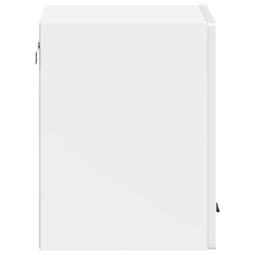 White Engineered Wood Wall-Mounted Kitchen Cabinet