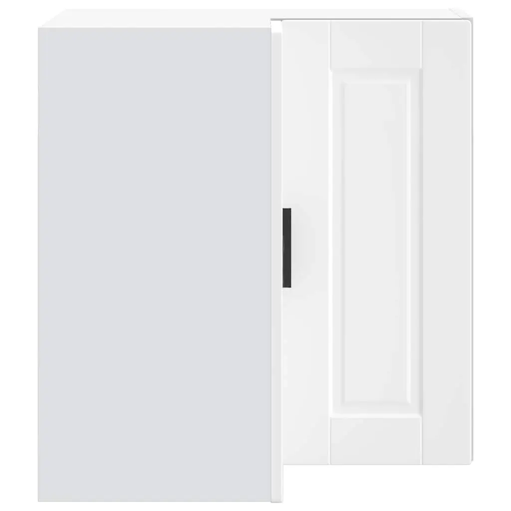 White Engineered Wood Kitchen Wall Corner Cabinet