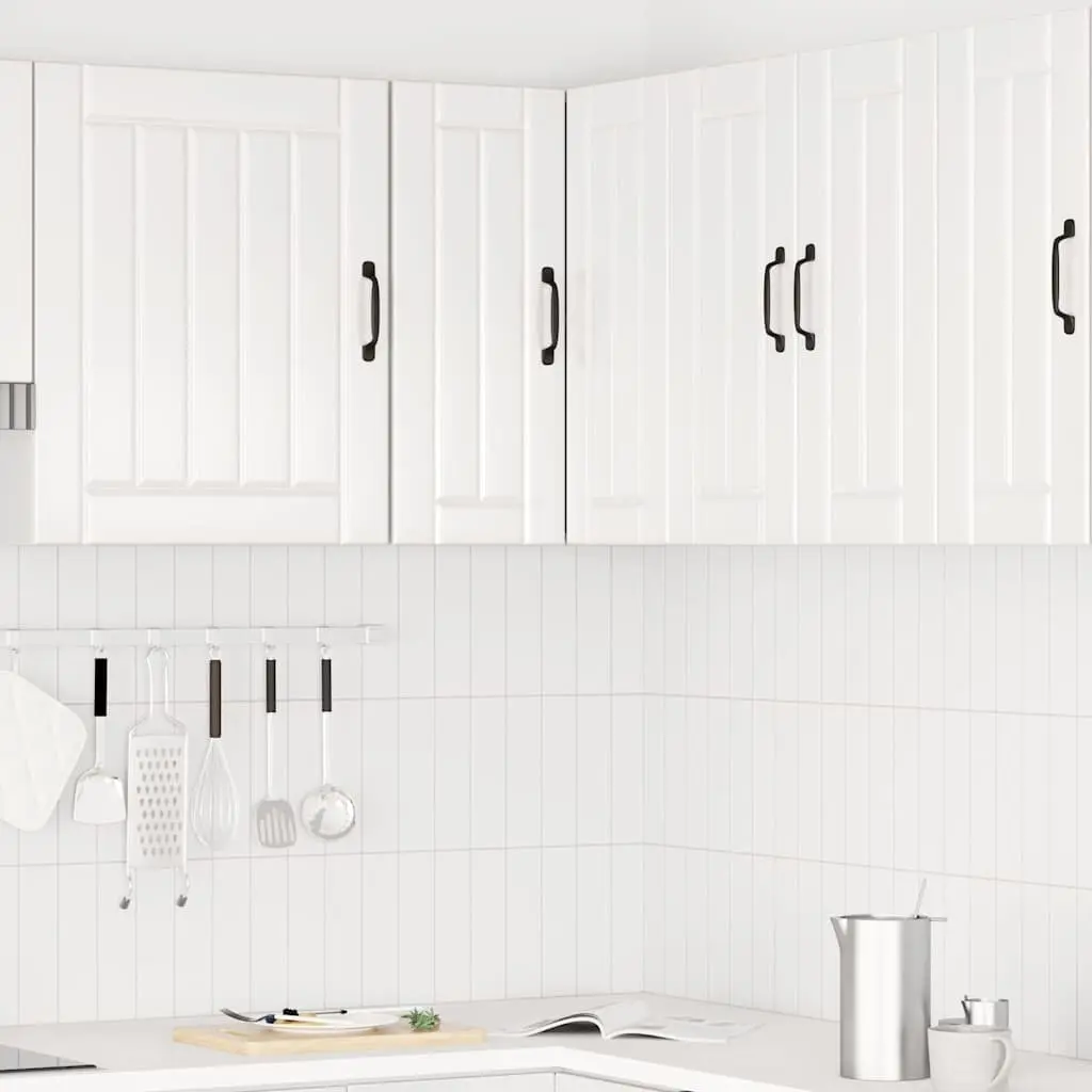 White High Gloss Kitchen Wall Corner Cabinet