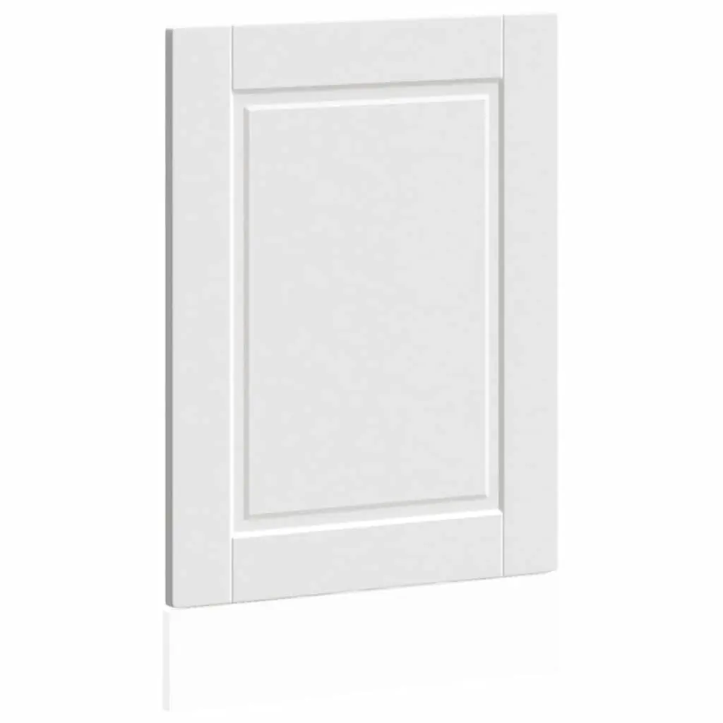 Dishwasher Panel White 45x1.5x57 cm Engineered Wood