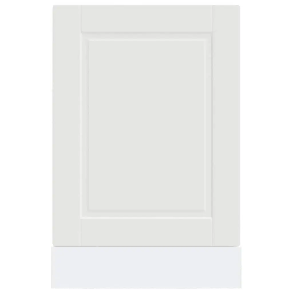 Dishwasher Panel White 45x1.5x57 cm Engineered Wood