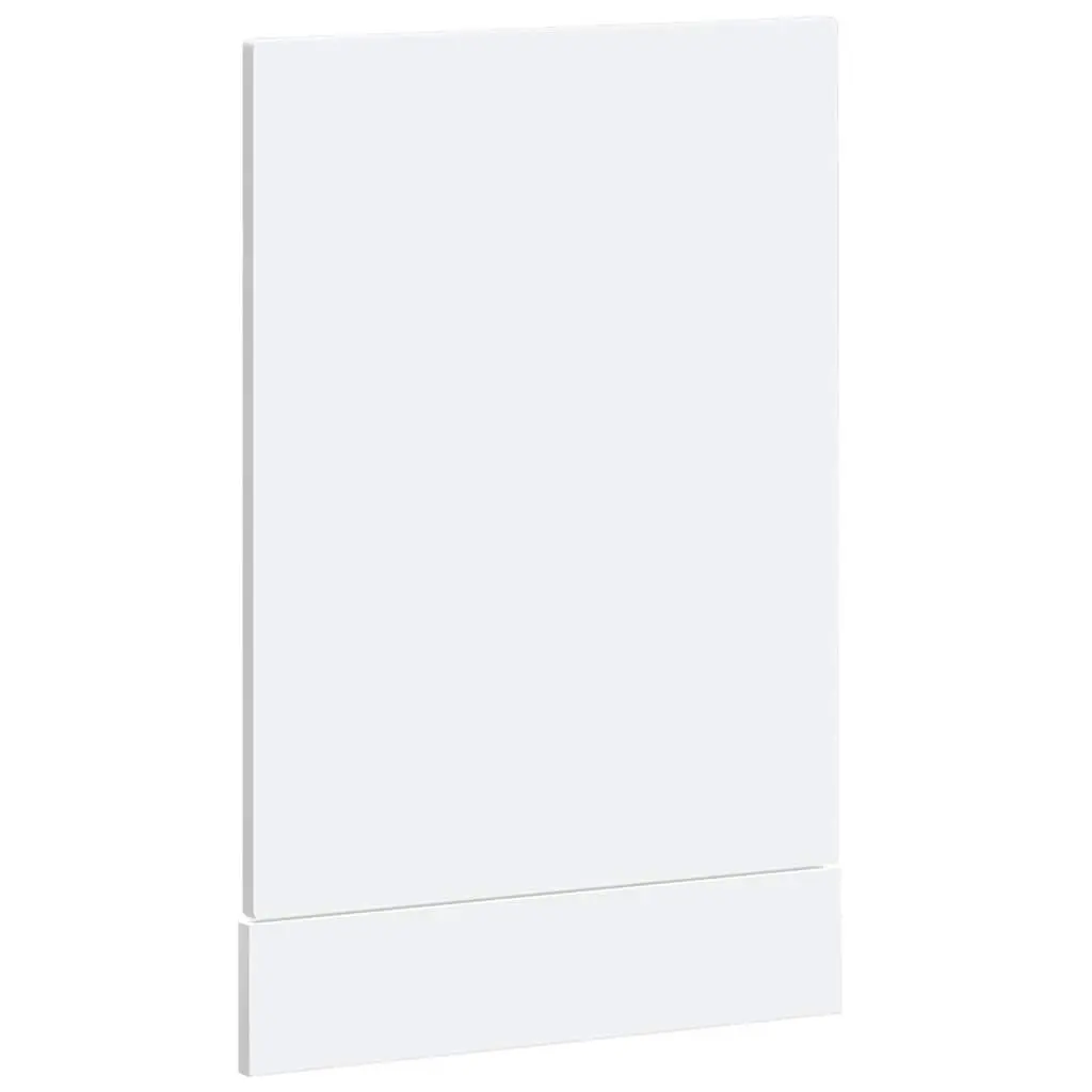 Dishwasher Panel White 45x1.5x57 cm Engineered Wood