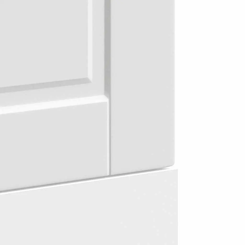 Dishwasher Panel White 45x1.5x57 cm Engineered Wood