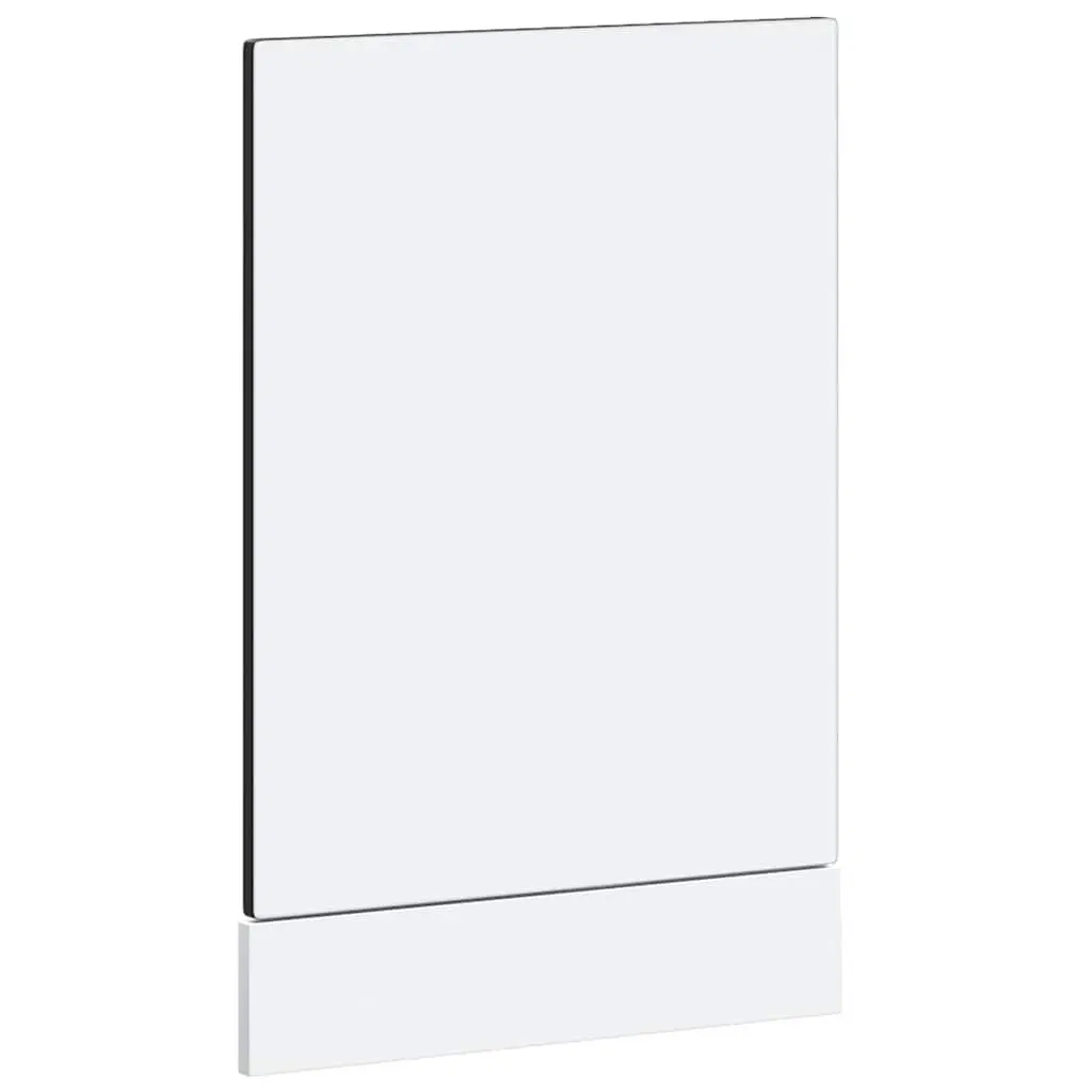Dishwasher Front Panel Engineered Wood Black 45cm x 57cm Kitchen Cabinet Cover