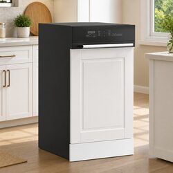 White High Gloss Dishwasher Front Panel for Kitchen