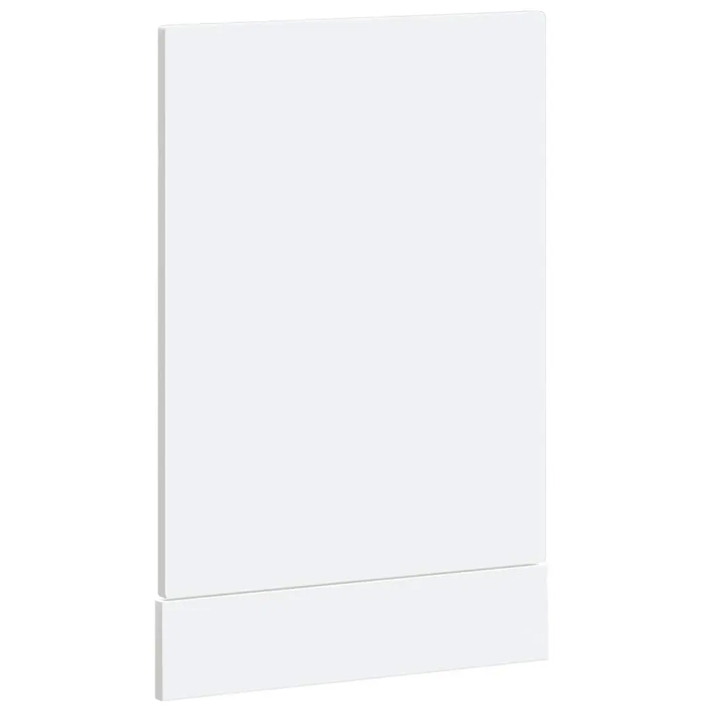 Dishwasher Panel White High Gloss 45 x 1.5 x 57 cm Engineered Wood