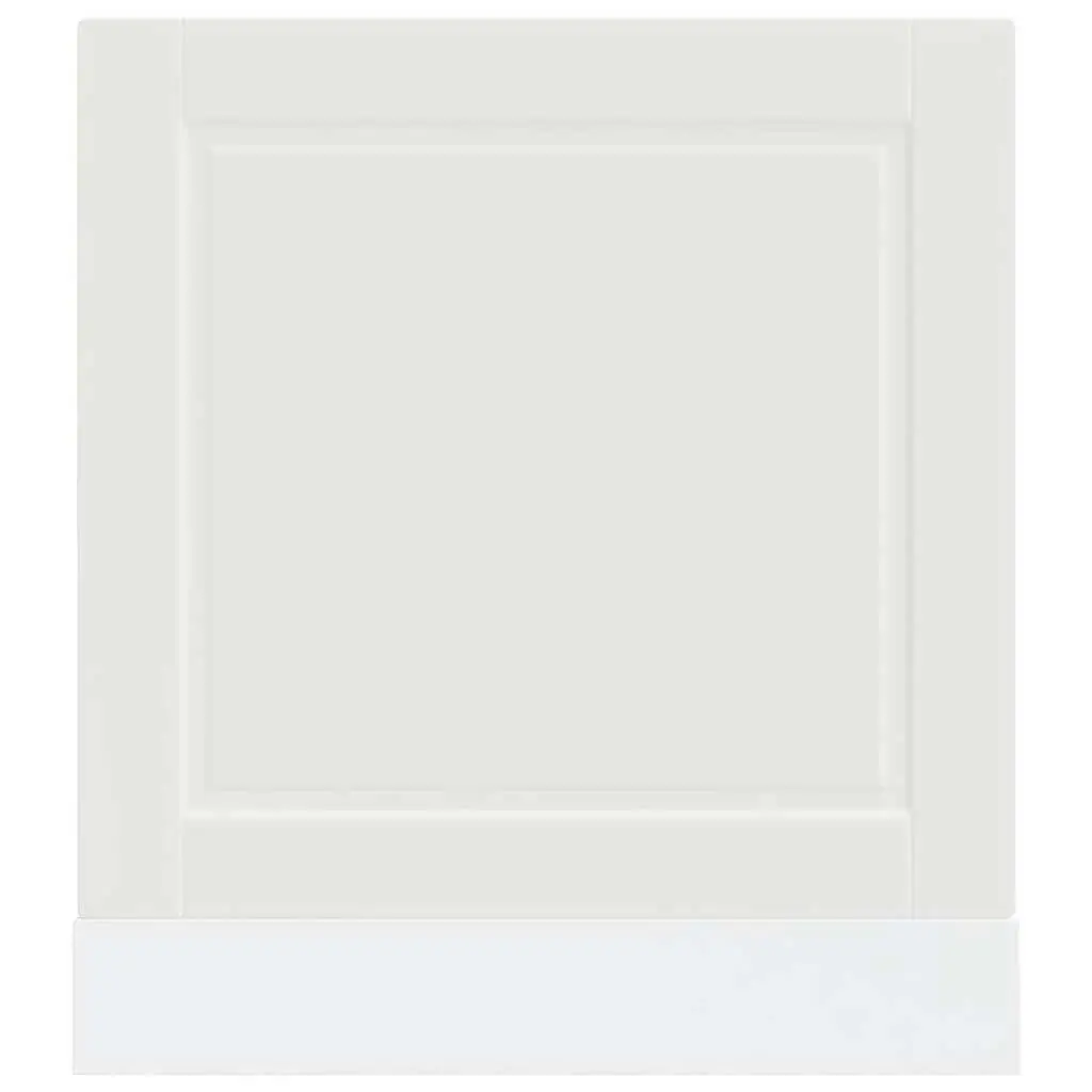 Dishwasher Panel White 60x1.5x57cm Engineered Wood