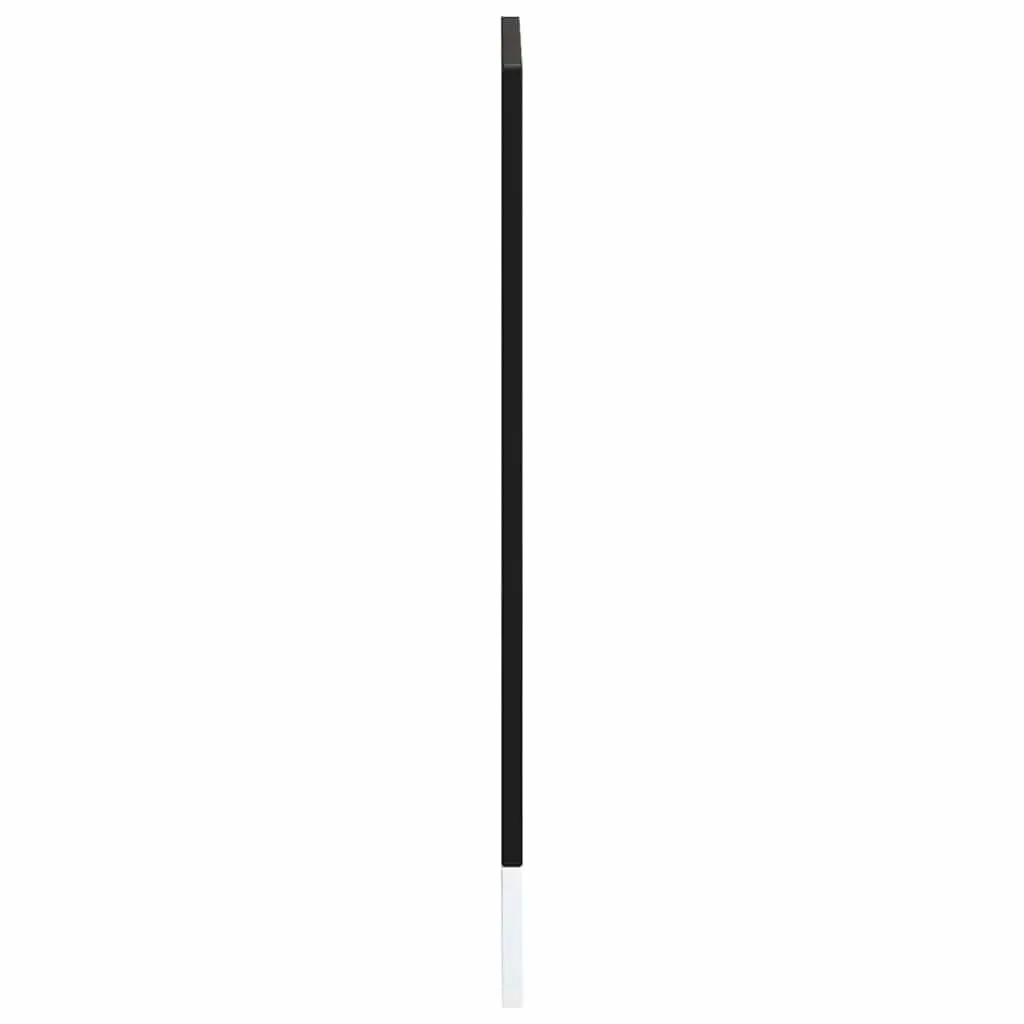 Dishwasher Panel Black 60x1.5x57cm Engineered Wood