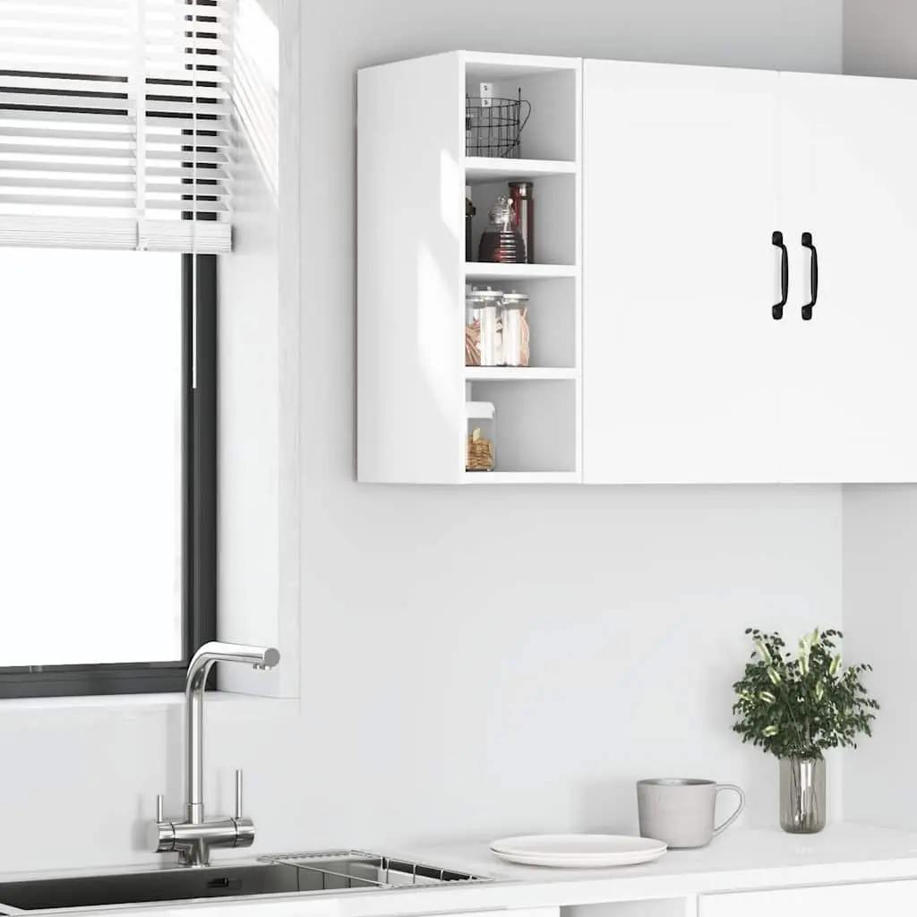 Wall-Mounted Kitchen Cabinet White 20x29.5x60cm Engineered Wood