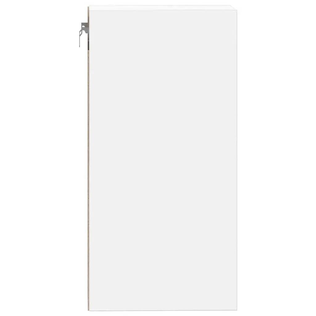 Hanging Cabinet White Wall-Mounted 40x29.5x60cm Engineered Wood