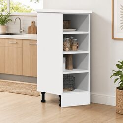 Charming White Kitchen Storage Cupboard 30x44.5x81.5cm