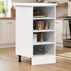 Elegant White Bottom Kitchen Cabinet with Ample Storage