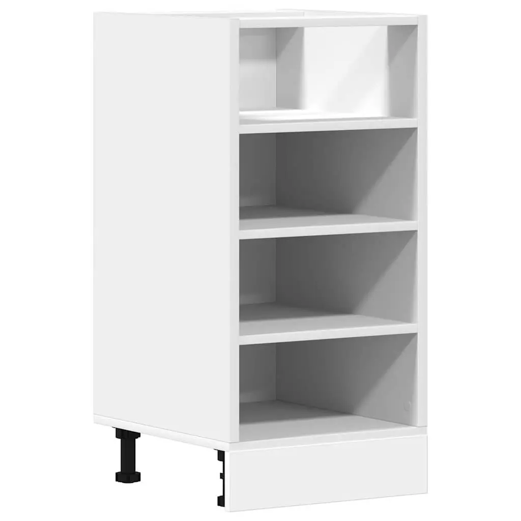 White Bottom Kitchen Cabinet with Ample Storage