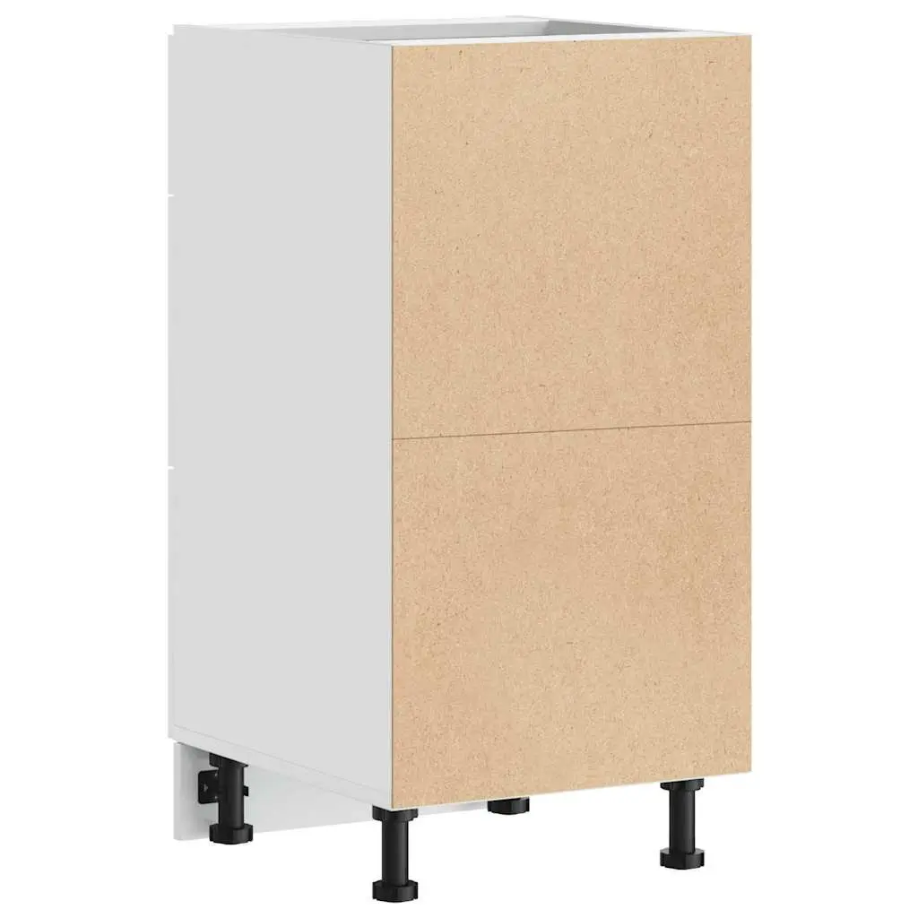 Bottom Kitchen Cabinet White 40x46x81.5cm Storage Cupboard Engineered Wood