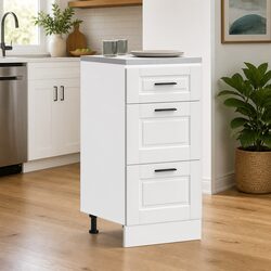White Kitchen Base Cabinet for Efficient Storage