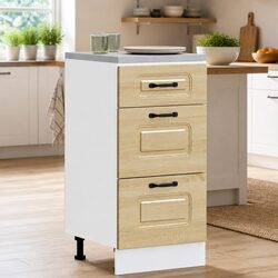 High Gloss White Kitchen Base Cabinet for Storage
