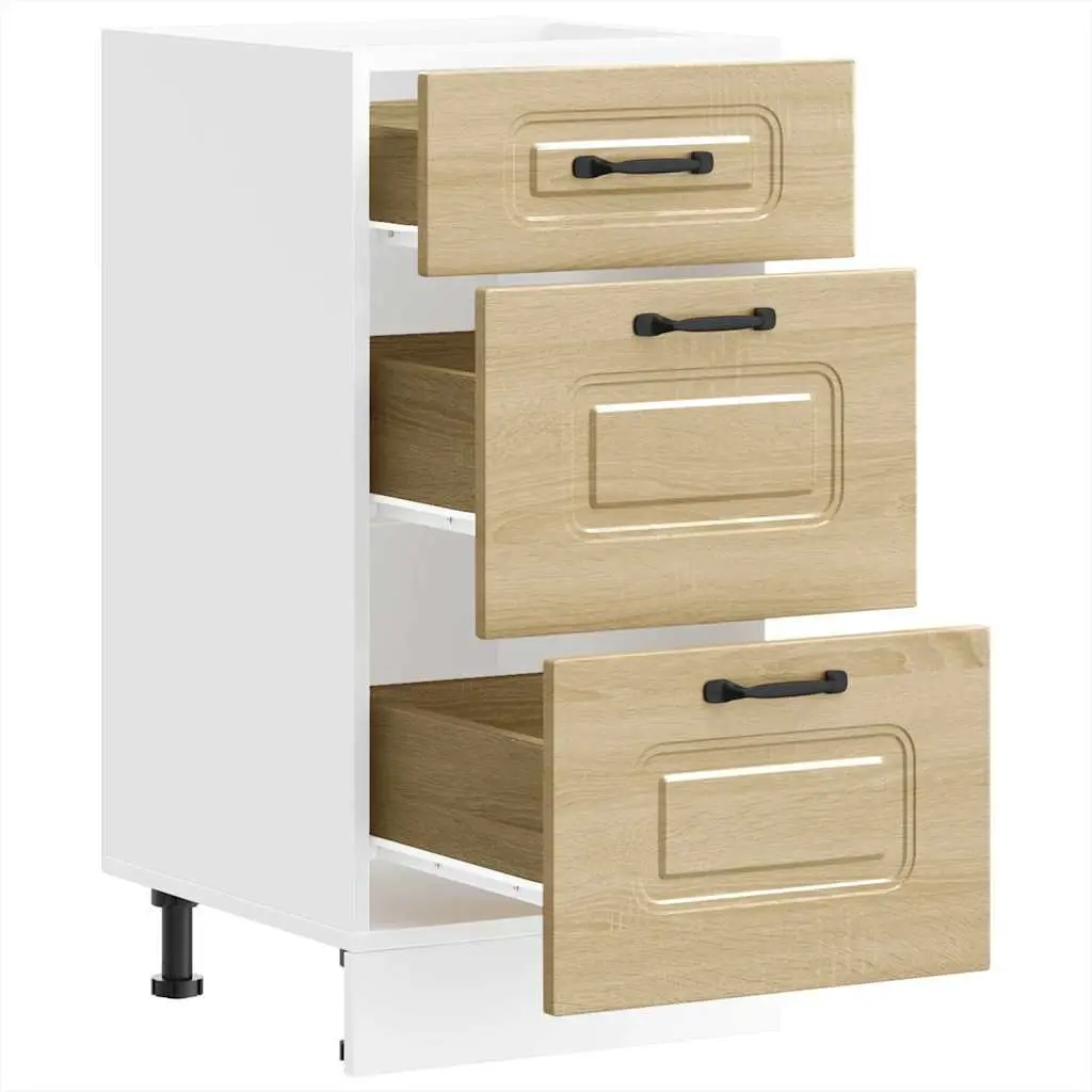 High Gloss White Kitchen Base Cabinet for Storage