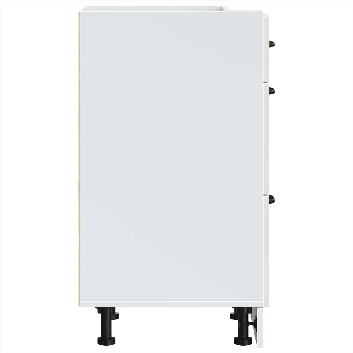 High Gloss White Kitchen Base Cabinet for Storage