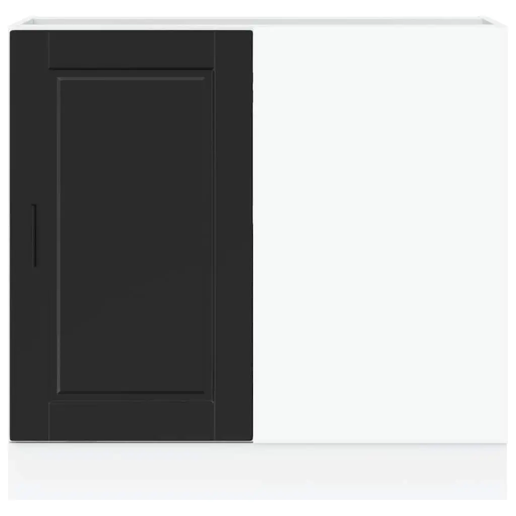 Black Engineered Wood Kitchen Base Cabinet