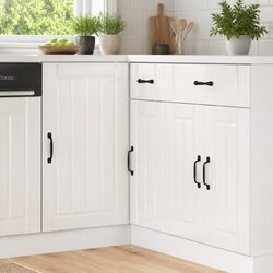 High Gloss White Kitchen Base Cabinet for Storage