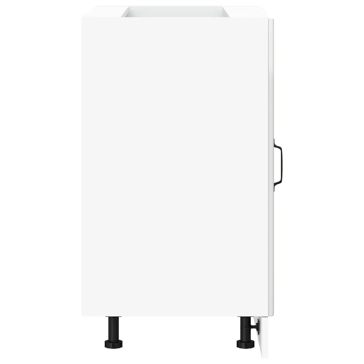 High Gloss White Kitchen Base Cabinet for Storage