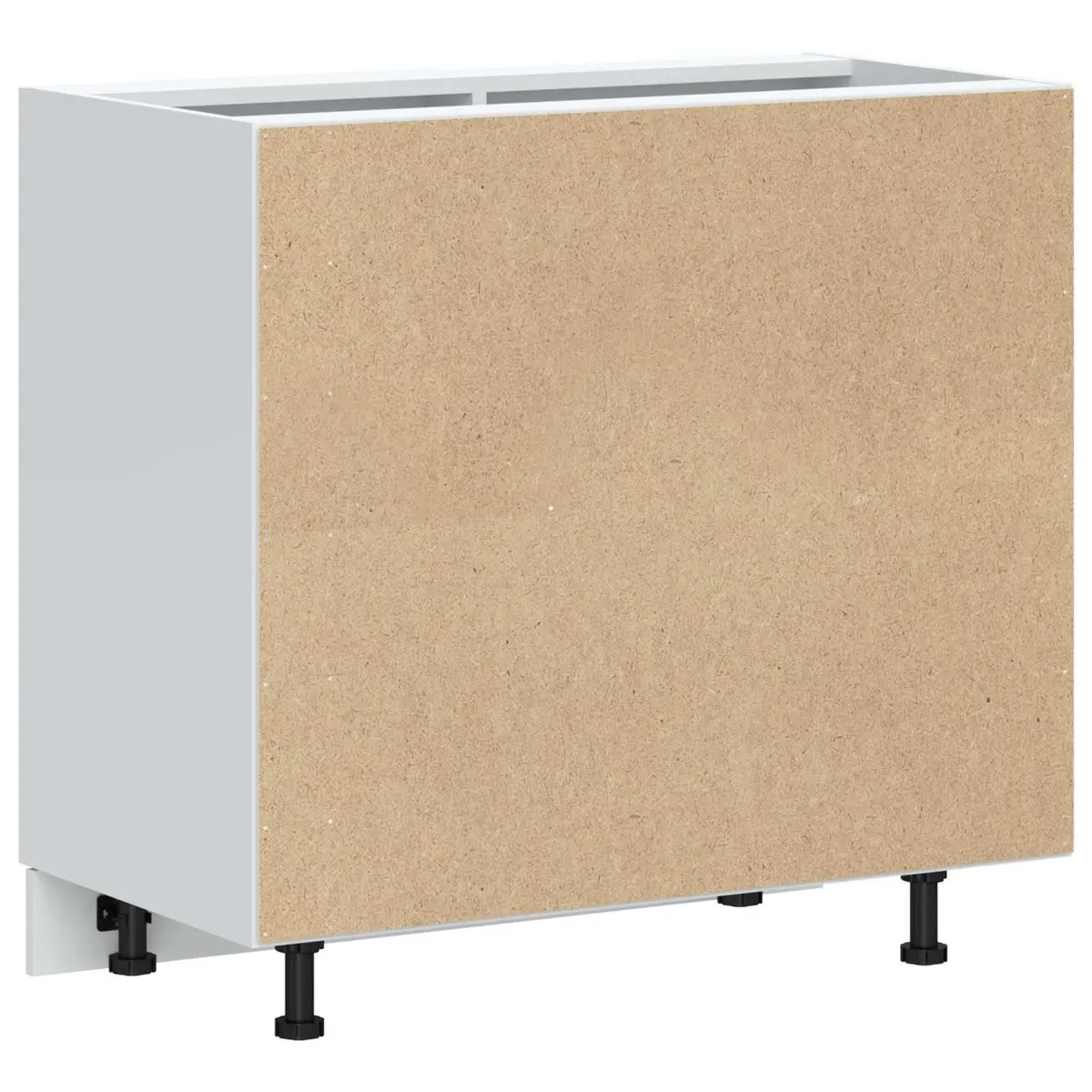 High Gloss White Kitchen Base Cabinet for Storage