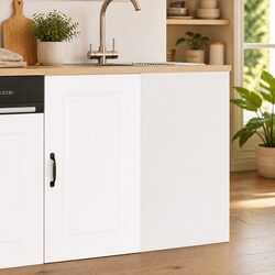 White Engineered Wood Kitchen Base Cabinet Organiser