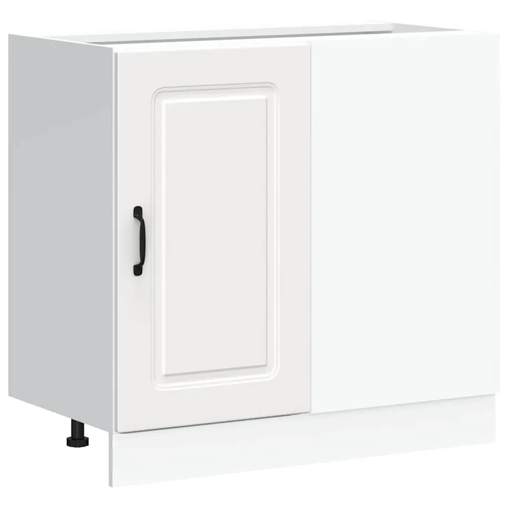 White Engineered Wood Kitchen Base Cabinet Organiser