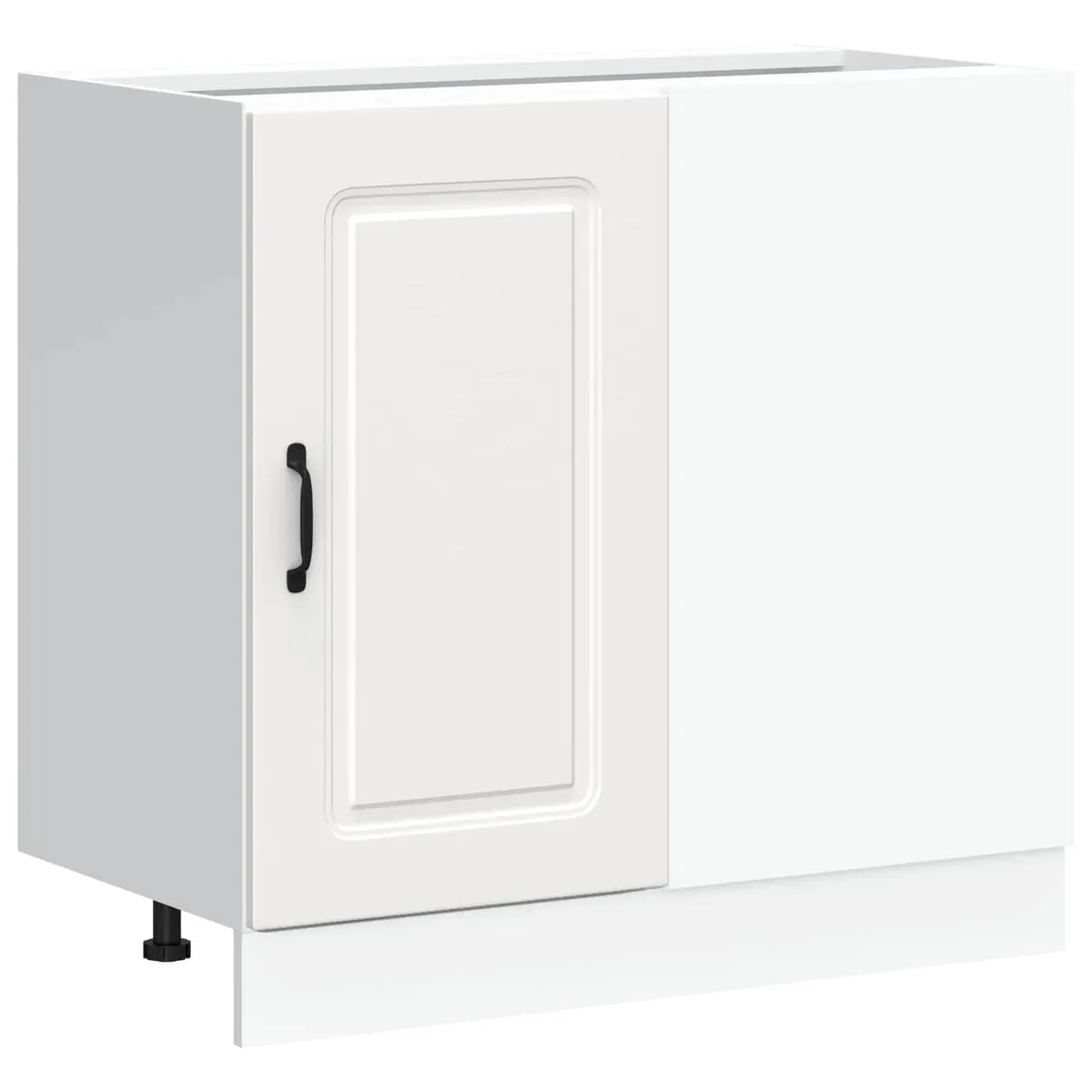 White Engineered Wood Kitchen Base Cabinet Organiser