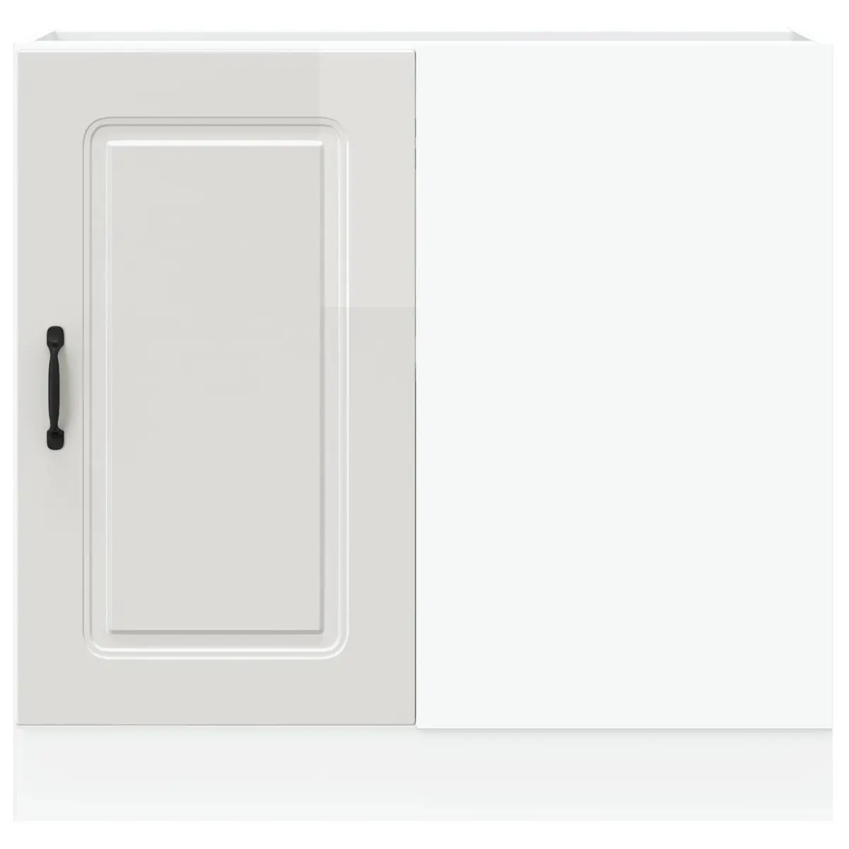 High Gloss White Kitchen Base Cabinet for Organized Storage