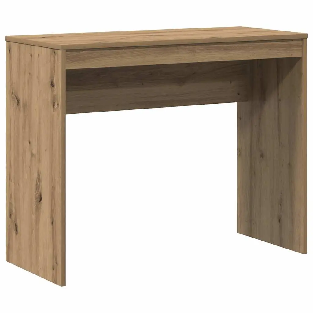 Brown Engineered Wood Desk 90x40x72cm