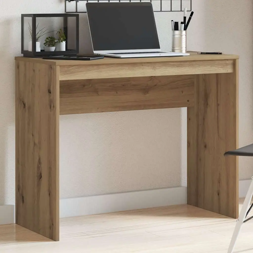Brown Engineered Wood Desk 90x40x72cm